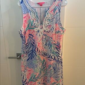Vibrant Sleeveless Dress, good condition.